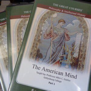 The Great Courses The American Mind CDs Parts 1-3